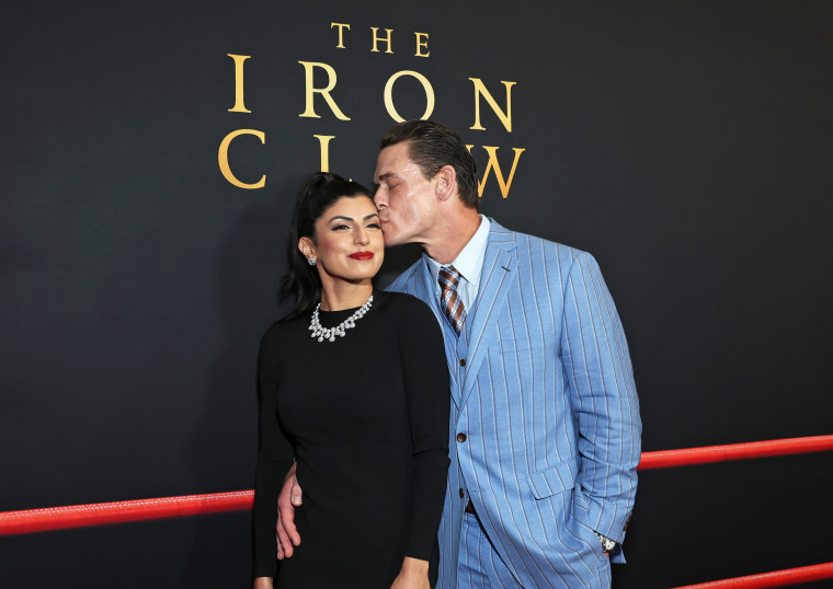 Shay Shariatzadeh and John Cena 