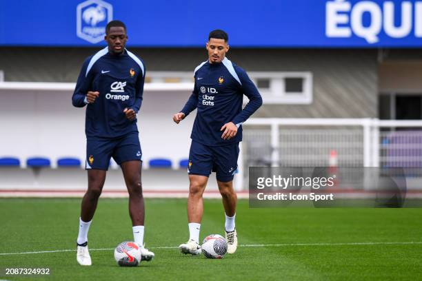 William SALIBA of France during the training session of ...