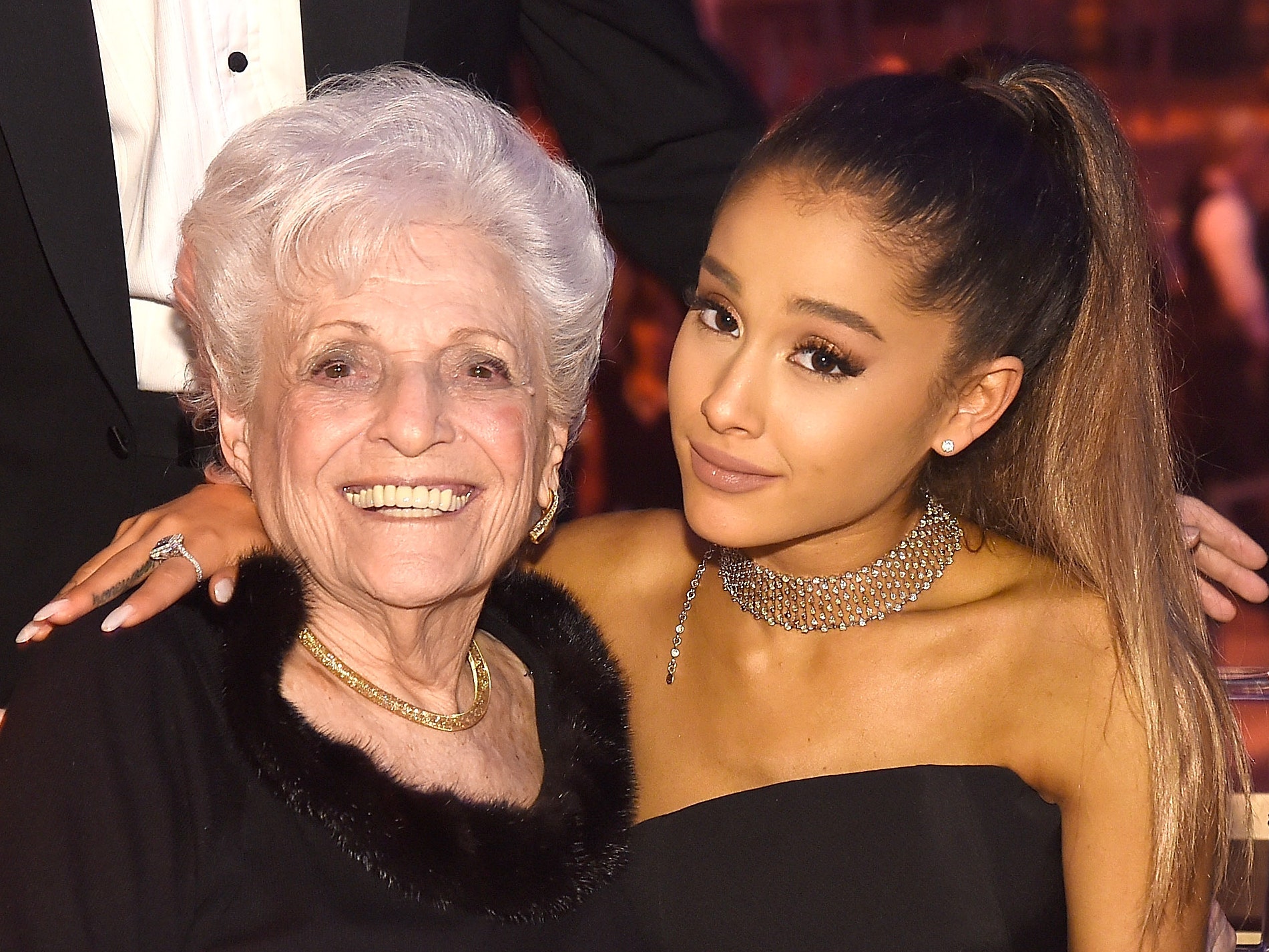 Ariana Grande Celebrated Her 'Billboard' Woman of the Year Award by Getting  Tattoos With Her 93-Year-Old Grandma | Glamour