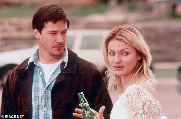 Diaz and Reeves also costarred in the crime comedy feature Feeling Minnesota, which was released in 1996