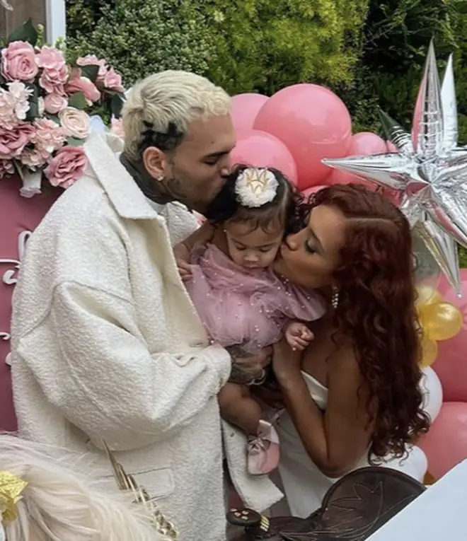 Chris Brown shares adorable post for daughter Lovely Symphani's first  birthday - Capital XTRA