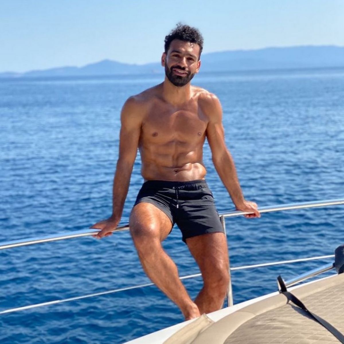 Liverpool star Mohamed Salah pictured on yacht after suffering muscle  strain - Liverpool Echo