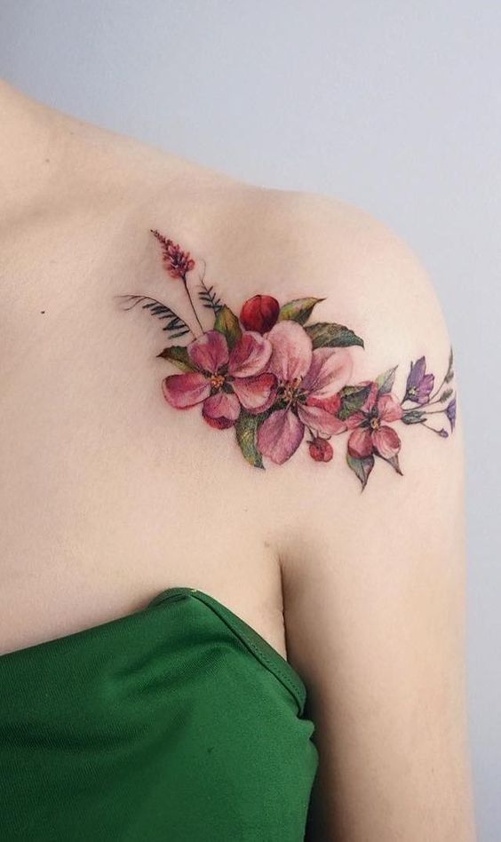 Tattoo, cool tattoo ideas, tattoo design, cat tattoo, flower tattoo, wrist  tattoo, flor… | Floral watercolor tattoo, Beautiful flower tattoos, Tattoos  for daughters