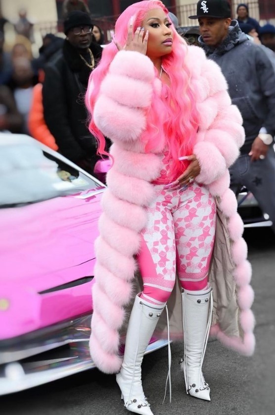 Nicki Minaj Goes All Pink in a Wrapped Lamborghini Aventador SVJ …