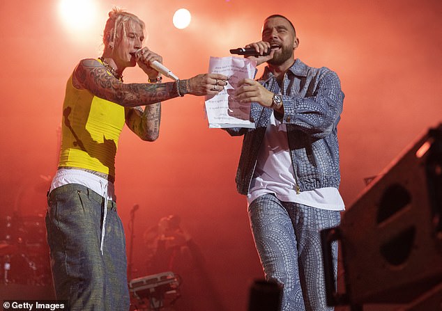 Last year, Kelce joined Machine Gun Kelly on stage at the festival in Kansas City