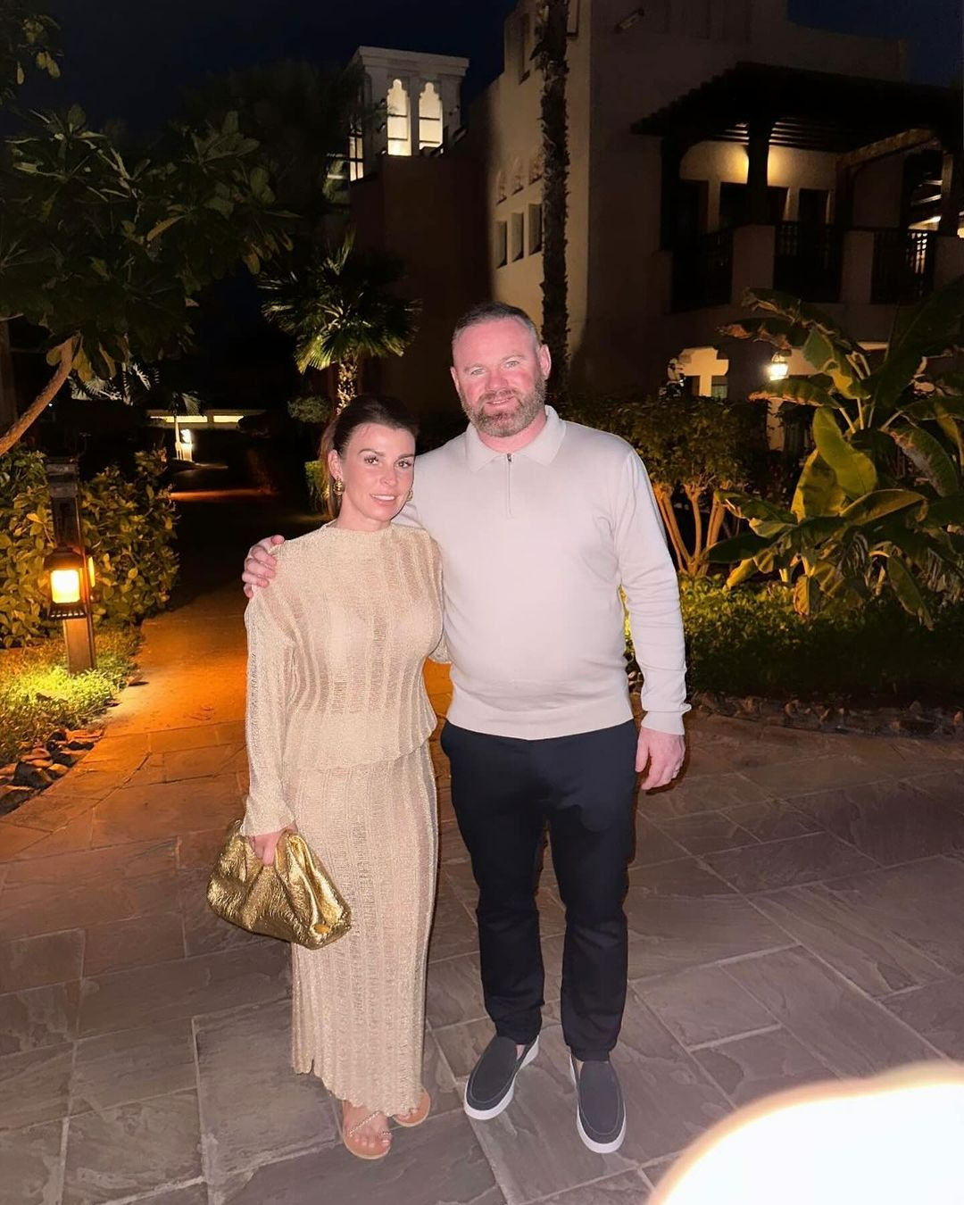 Rooney was also seen spotted in Dubai with Coleen