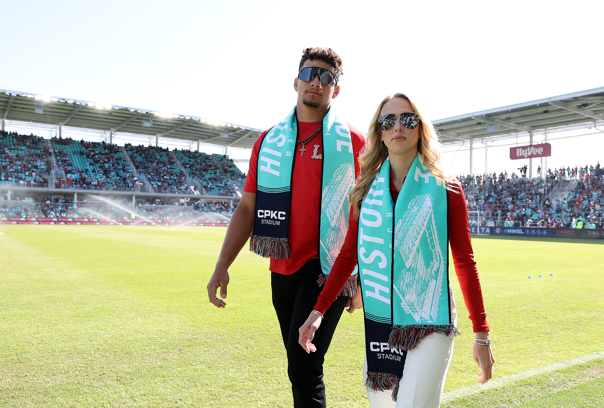 Patrick and Brittany Mahomes Celebrate Their Soccer Team's Stadium Opening | e-radio.USa