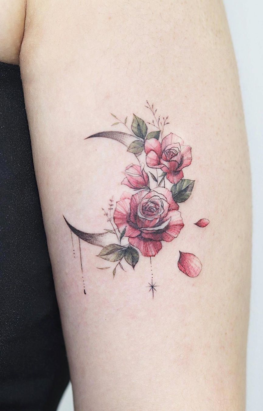 The Most Beautiful Moon Tattoos