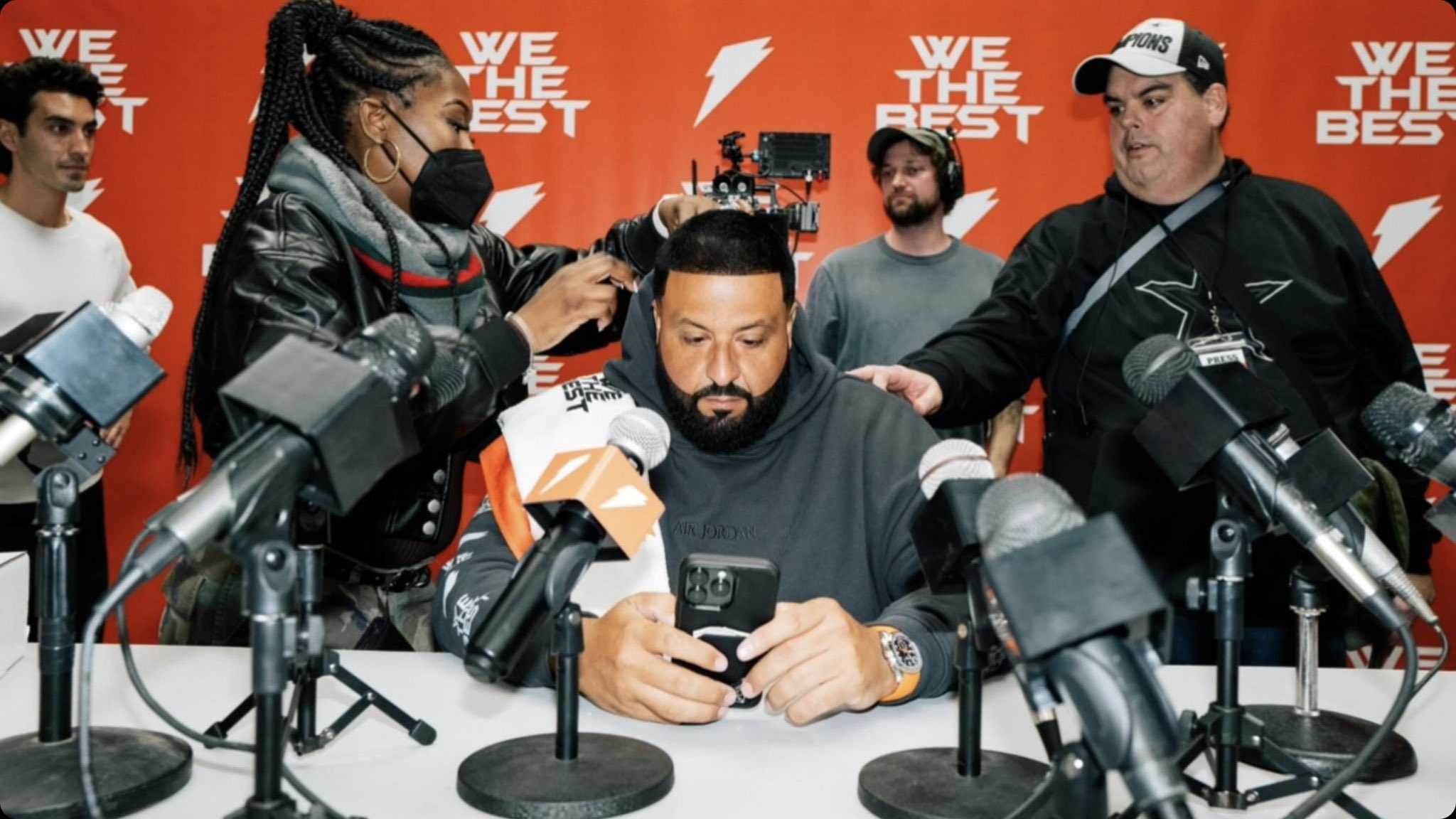 Wave Check on X: "DJ Khaled at his Gatorade commercial   https://t.co/7mJZRSwCcp" / X