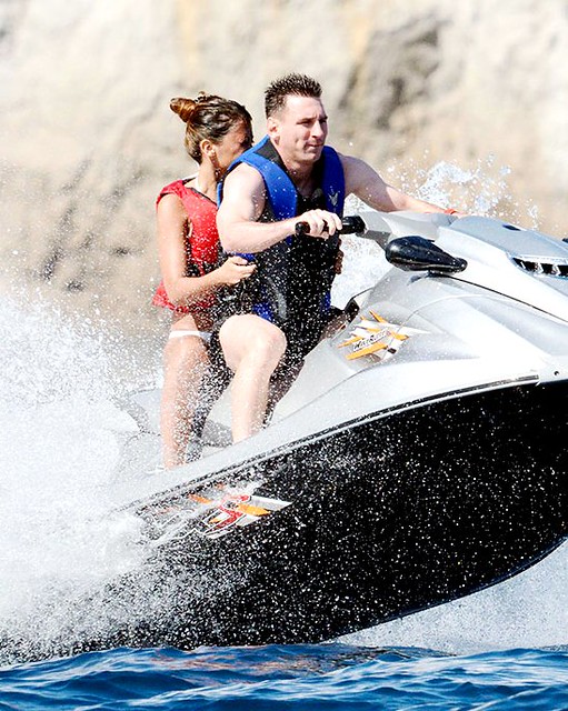 leo and antonella on jet ski in italy | Leo Messi Forever | Leo Messi  Forever | Flickr