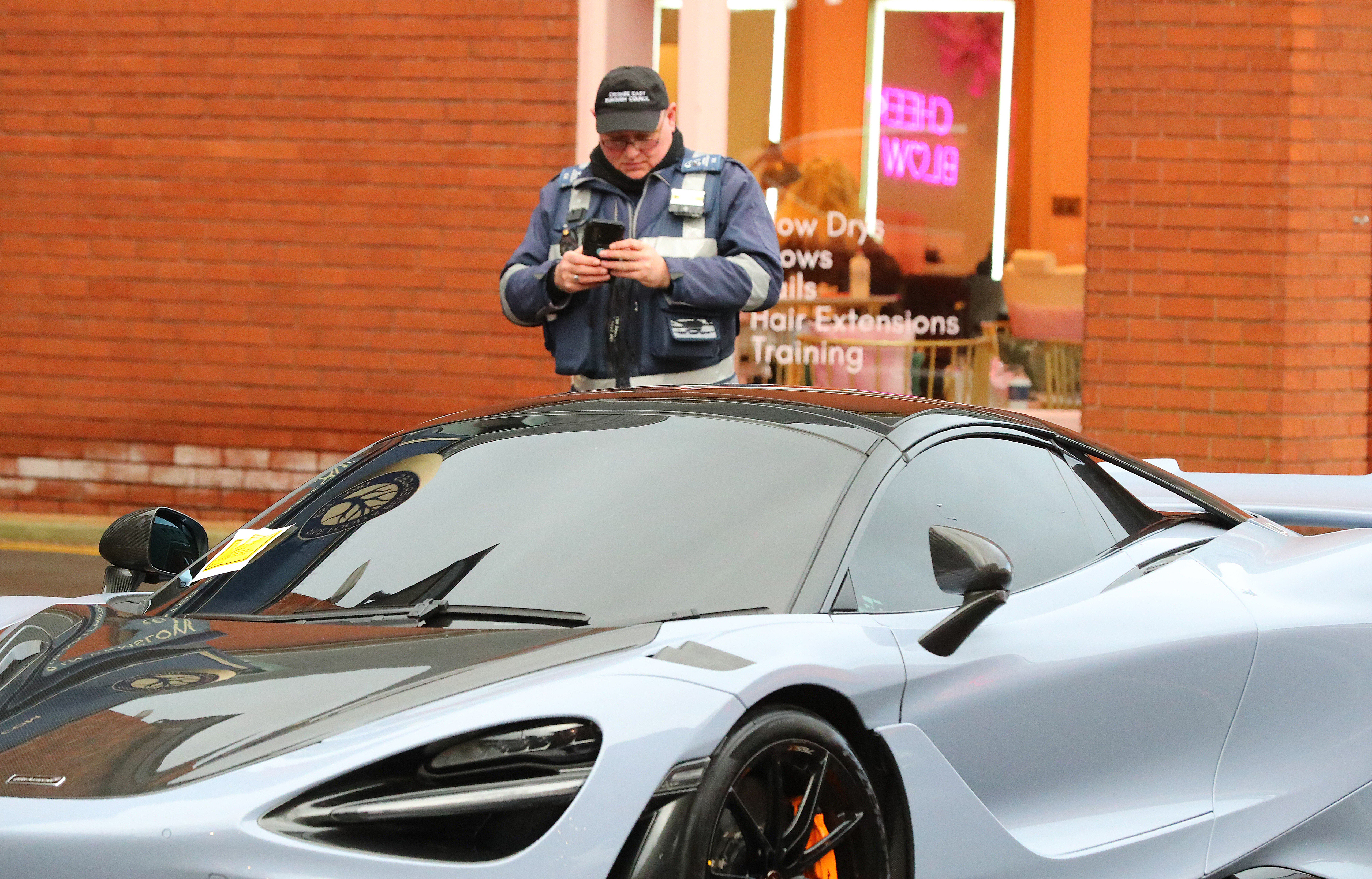 It took just 15 minutes for a traffic warden to issue him with a £60 parking ticket