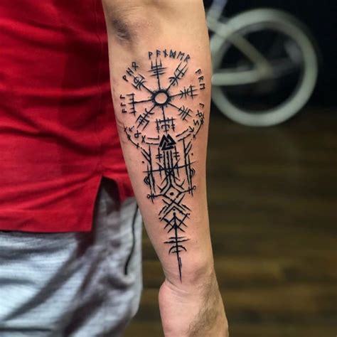 Vegvisir Tattoo Designs