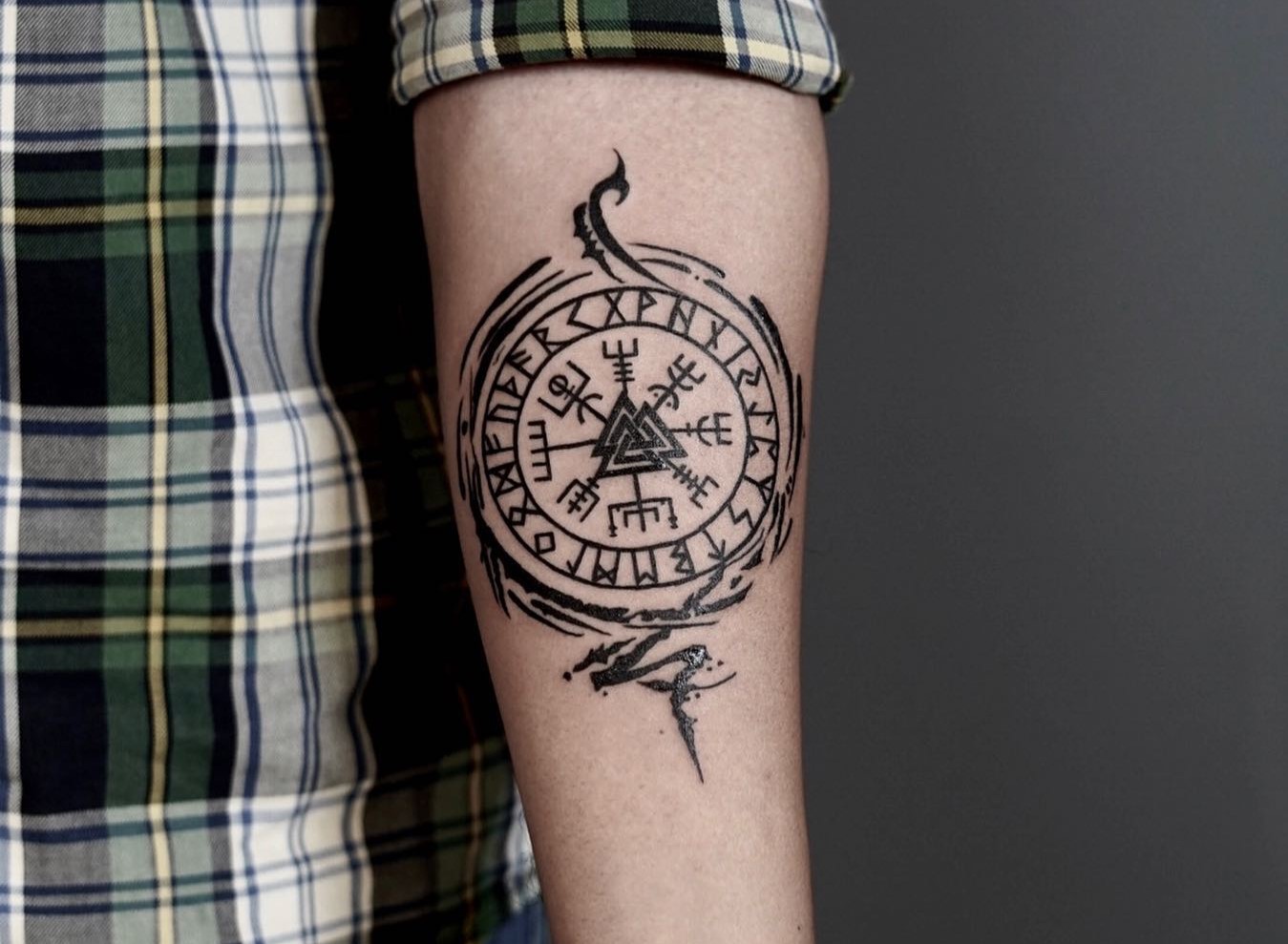 100 Latest Viking Compass Tattoos For 2024!