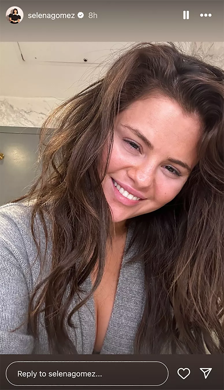 Selena Gomez Shares Smiling Low Key Selfie