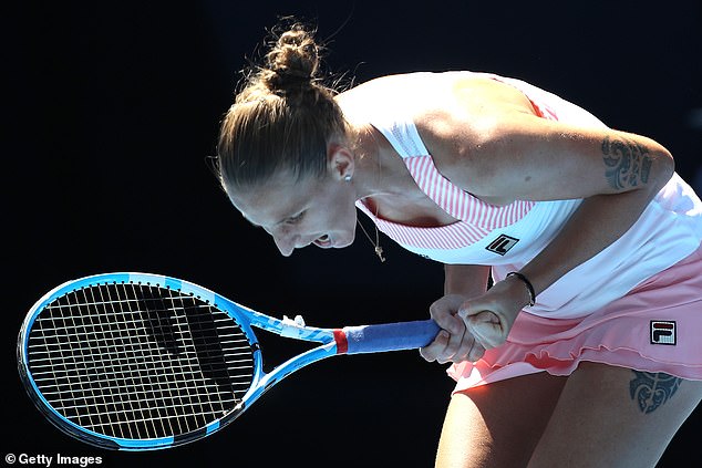 'It was tough because she was really playing well,' Pliskova (pictured) said of William's performance