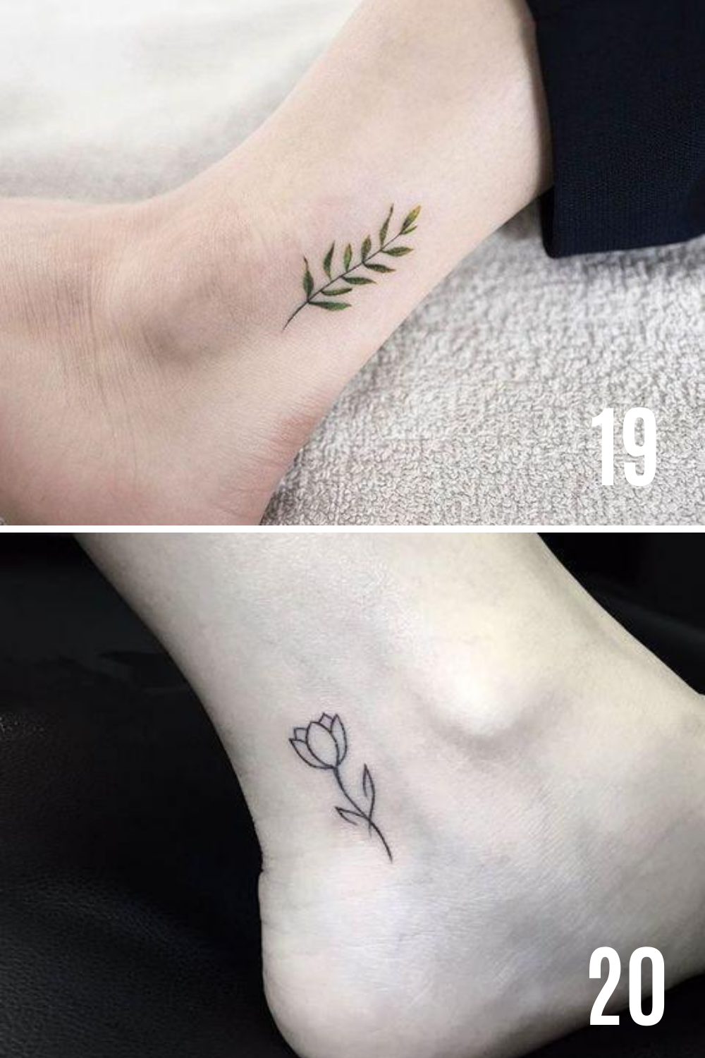 Flower Ankle Tattoo Ideas