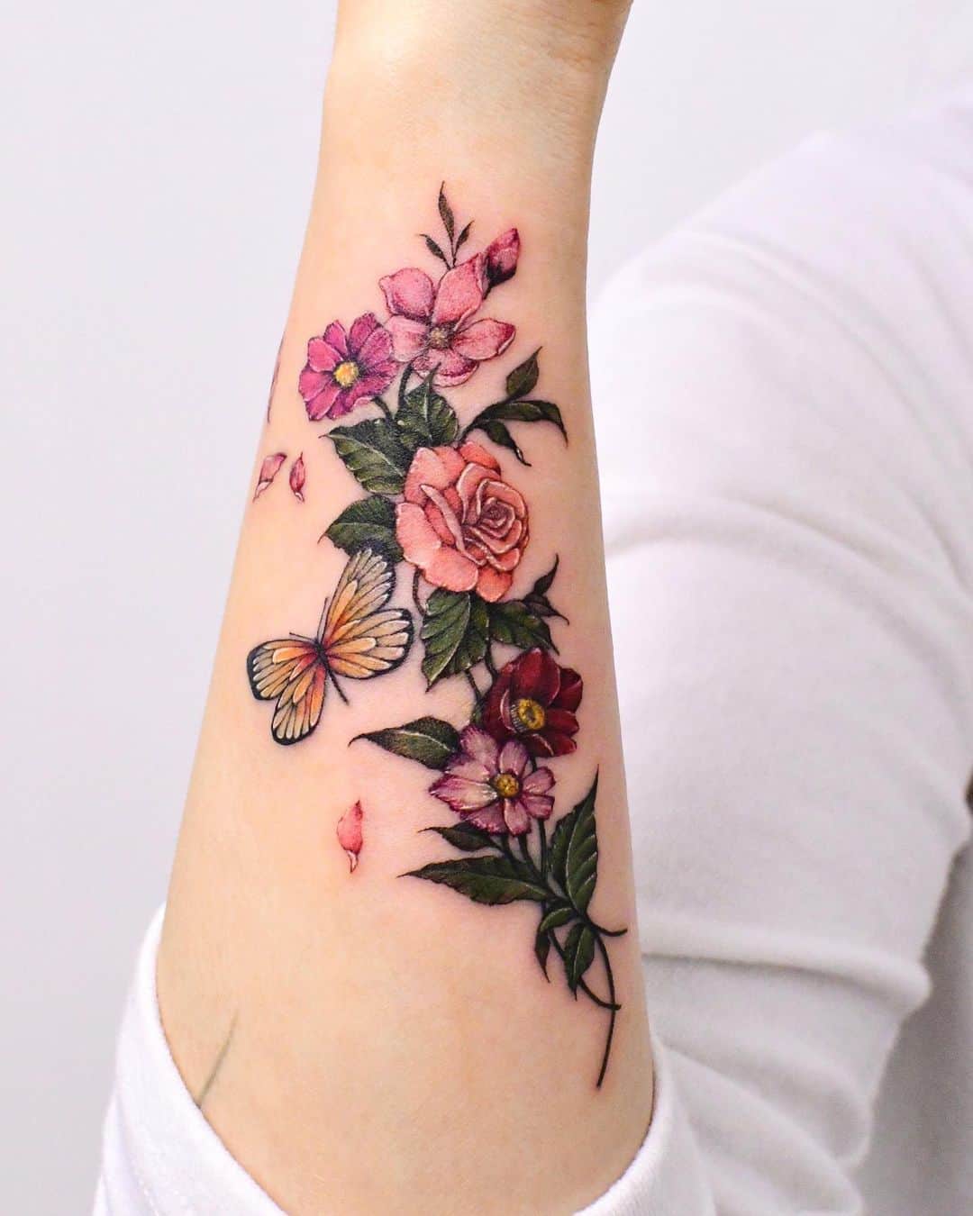 rose tattoo by yerae tt