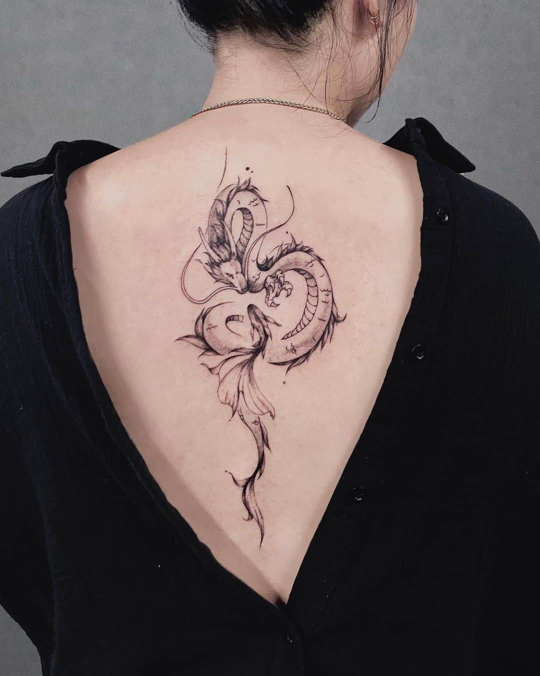 Dragon tattoo by lilyl ta2