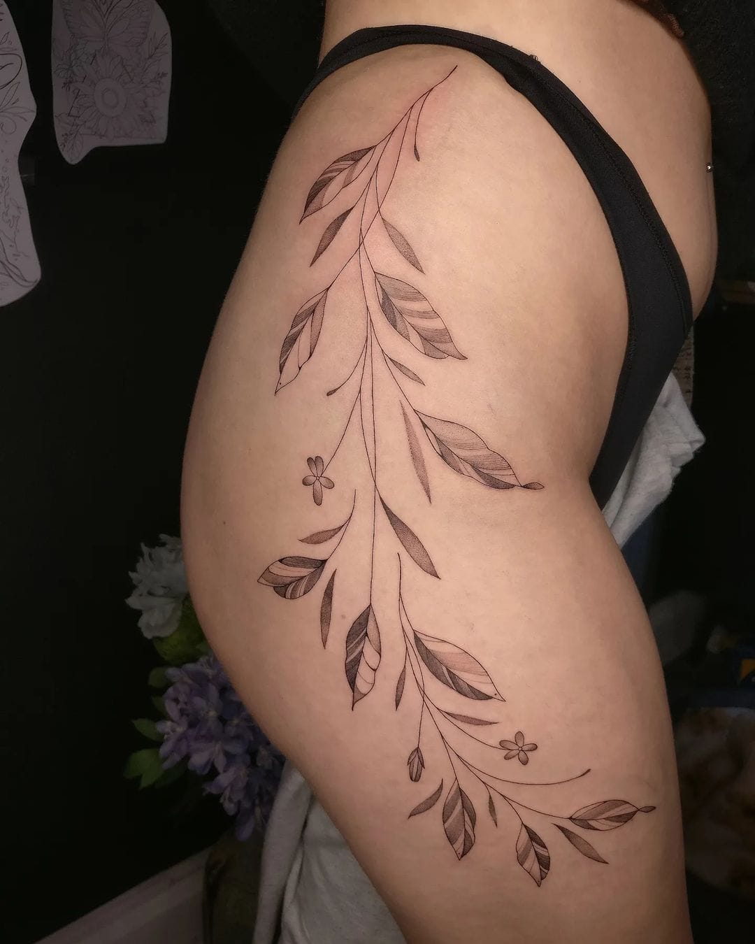 Simple Vine Tattoos