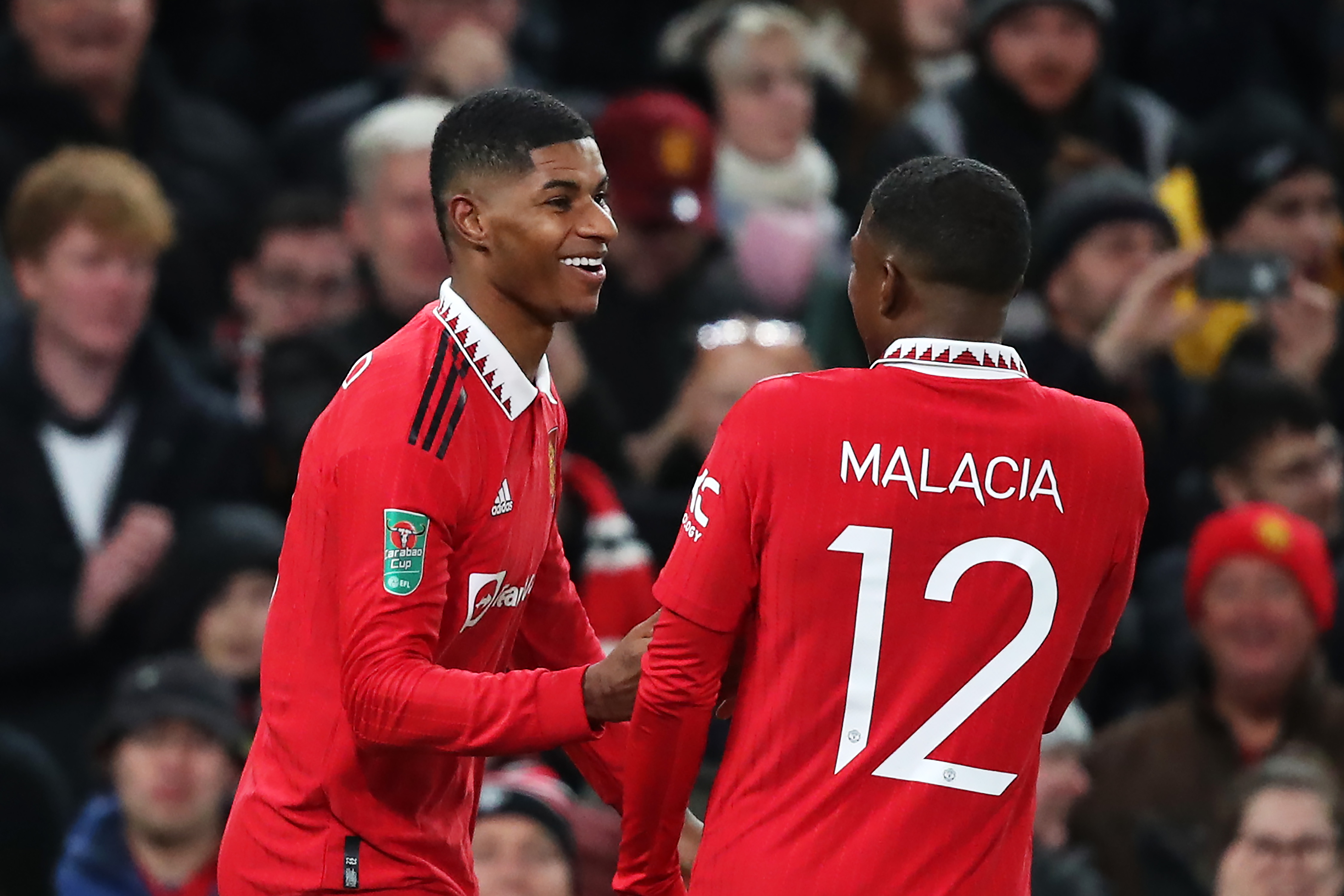 The duo helped United finish third in the Premier League