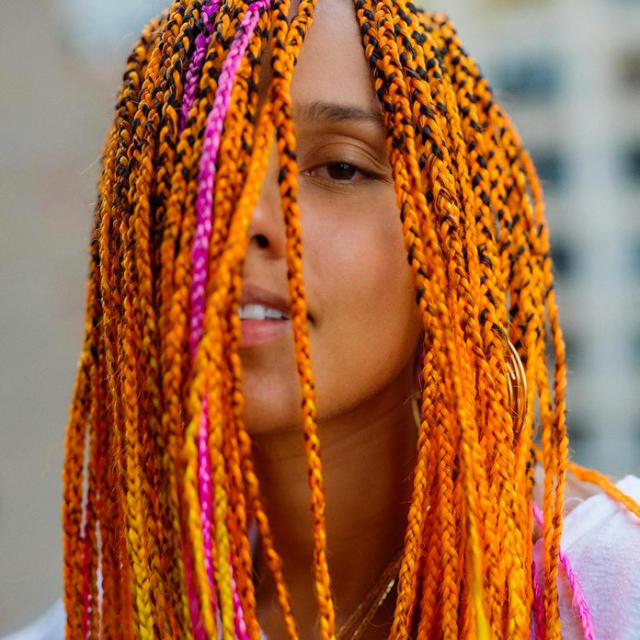 Alicia Keys's New Braids Look Like the Prettiest Summer Sunset