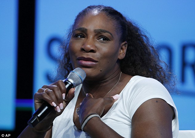 Tough loss: The public appearance comes just days after Serena was defeated by Japan's Naomi Osaka at the U.S. Open in NYC