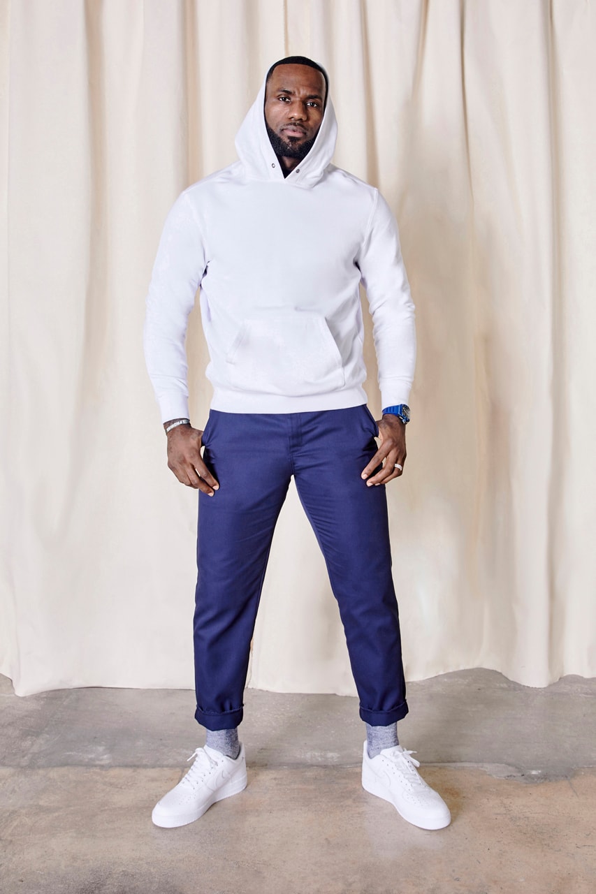 UNKNWN Collection 001 LeBron James Lookbook in house private label clothing line basics premium miami wynwood